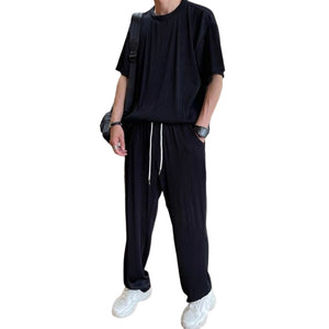 Ice Silk Male Casual Suit