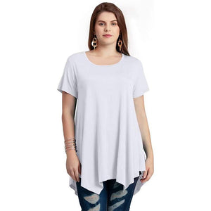 Loose fit comfortable panel T-shirt