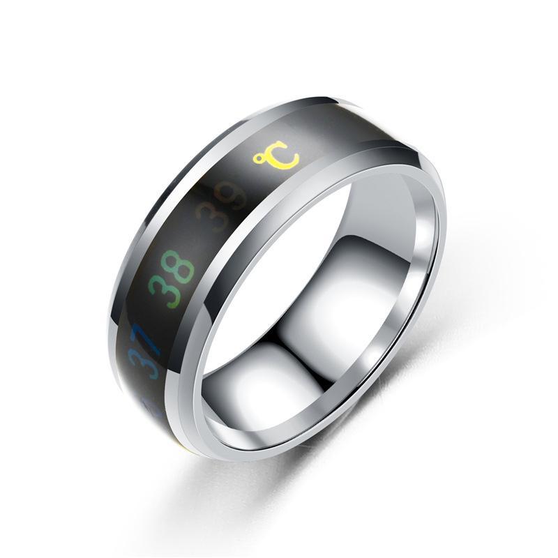 Thermochromic Stainless Steel Ring