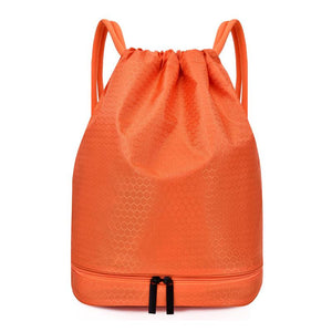 Drawstring Backpack with Shoe Box