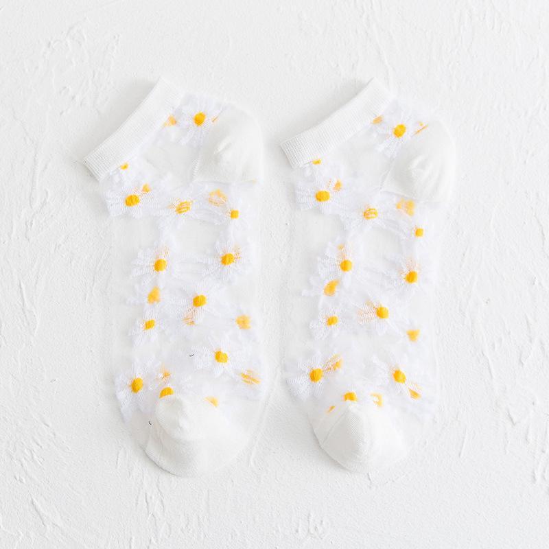 Translucent Daisy Socks