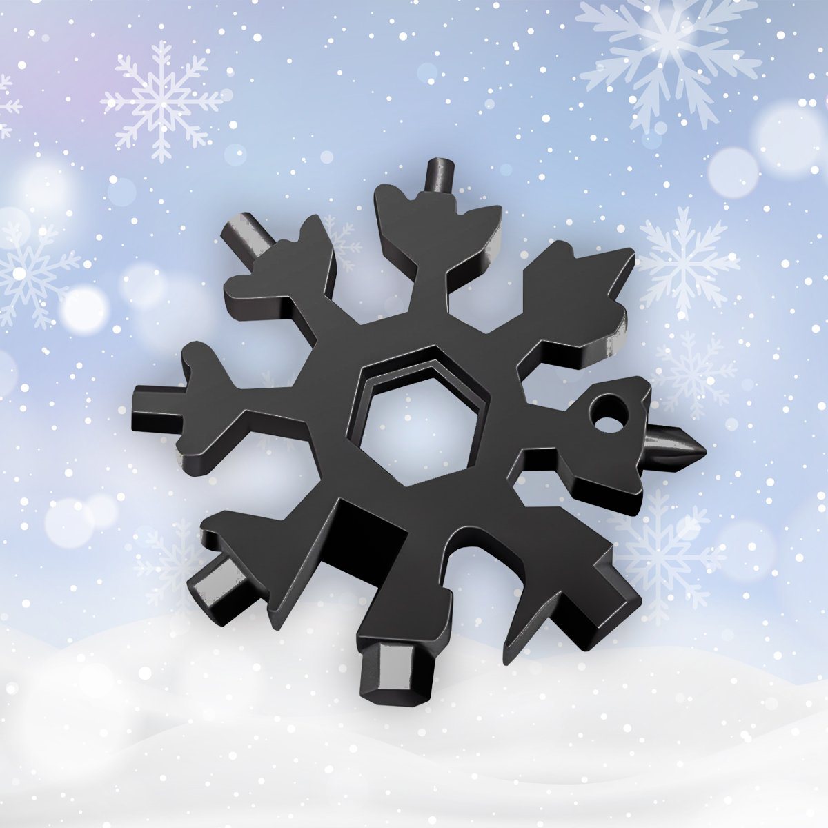 Saker® 18-in-1 stainless steel snowflakes multi-tool