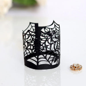 Halloween Decoration Electronic Candle Lace