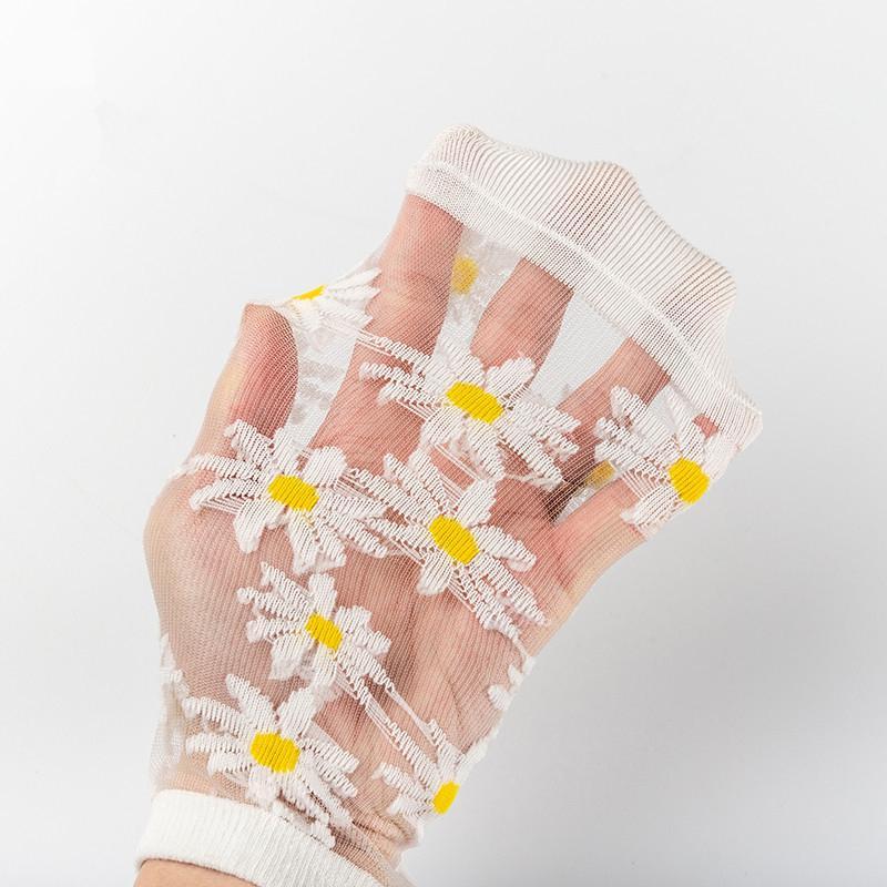 Translucent Daisy Socks