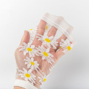 Translucent Daisy Socks