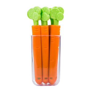 Carrot Food bag sealing clip, 5 PCs