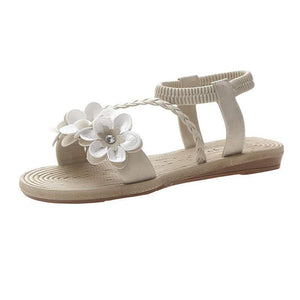 New Women's Sandals With Bohemian Flowers