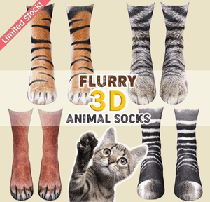 Flurry 3D Animal Paw Socks-[ONE SIZE FITS ALL]