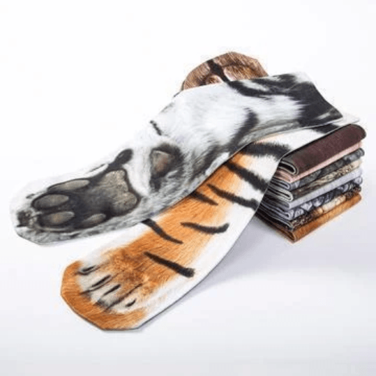 Flurry 3D Animal Paw Socks-[ONE SIZE FITS ALL]