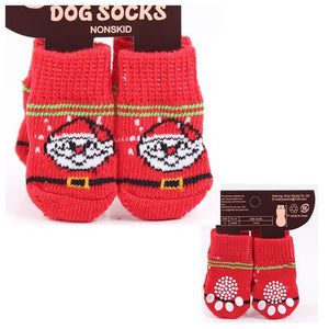 Non-slip Pet Socks with 4 straps