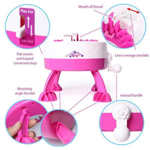 Knitting Machine Diy Manual Toys for Children