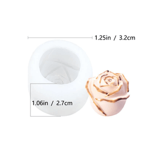 3D Silicone Rose Shape Ice Cube Mold