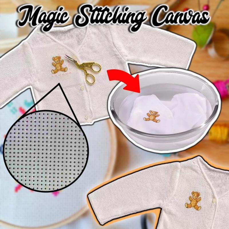 Magic Stitching Canvas (4 PCs)