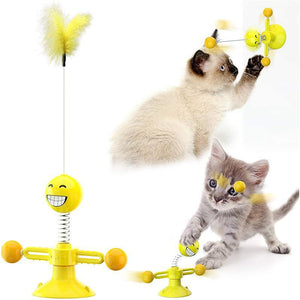 Interactive Spring Man Cat Toy