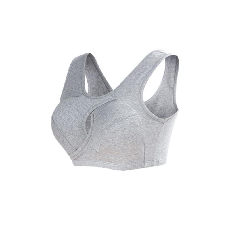 Women Anti-Sagging Cotton Sports Bra, 3 packs