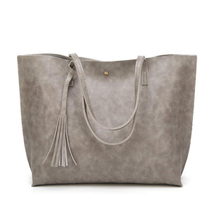 Fashionable Tasseled Shoulder Bag