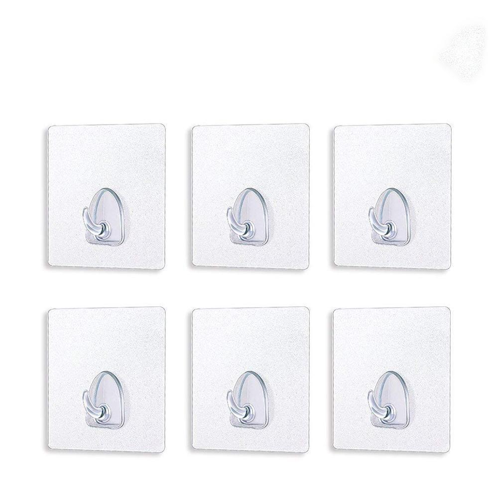 Hirundo® Waterproof Reusable Seamless Sticky Transparent Frosted Hooks