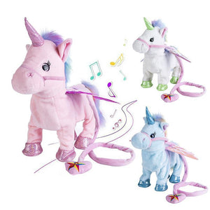 WALKING & SINGING UNICORN PLUSH TOY