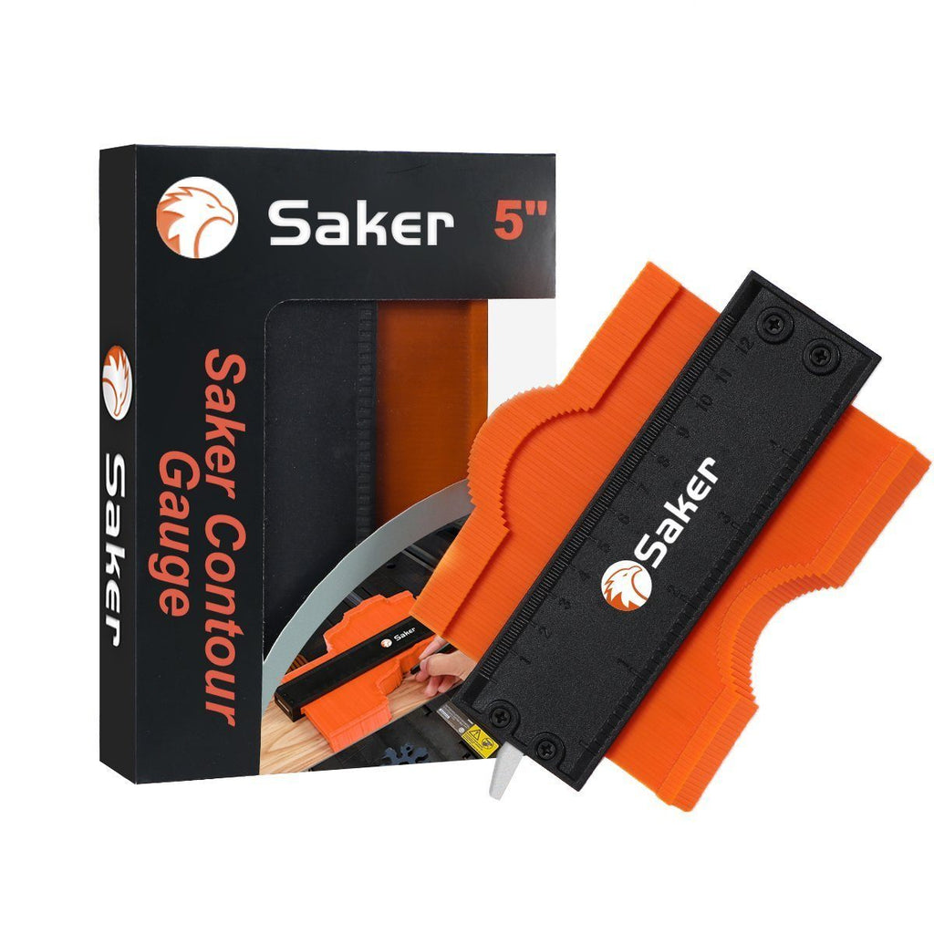 Saker® Contour Gauge Profile Tool -Precisely Copy Irregular Shape Duplicator