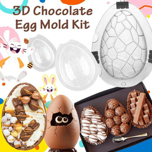 3D Chocolate Egg Mold Kit