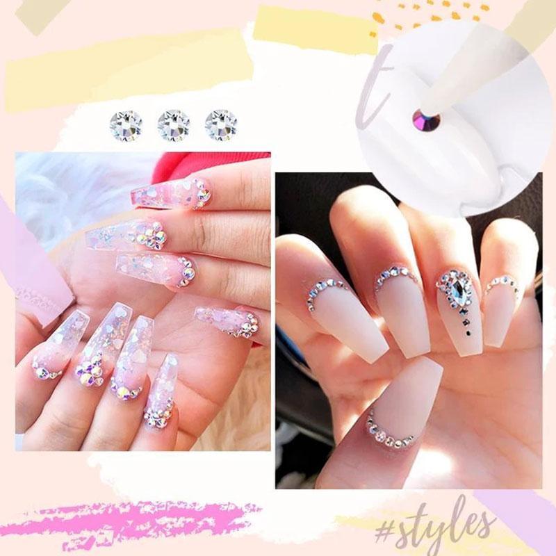 Nail Rhinestone Kit Set