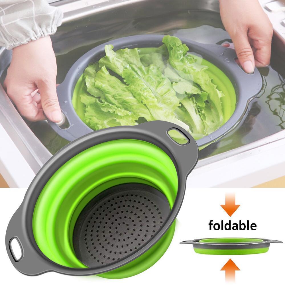 Round Foldable Drain Basket