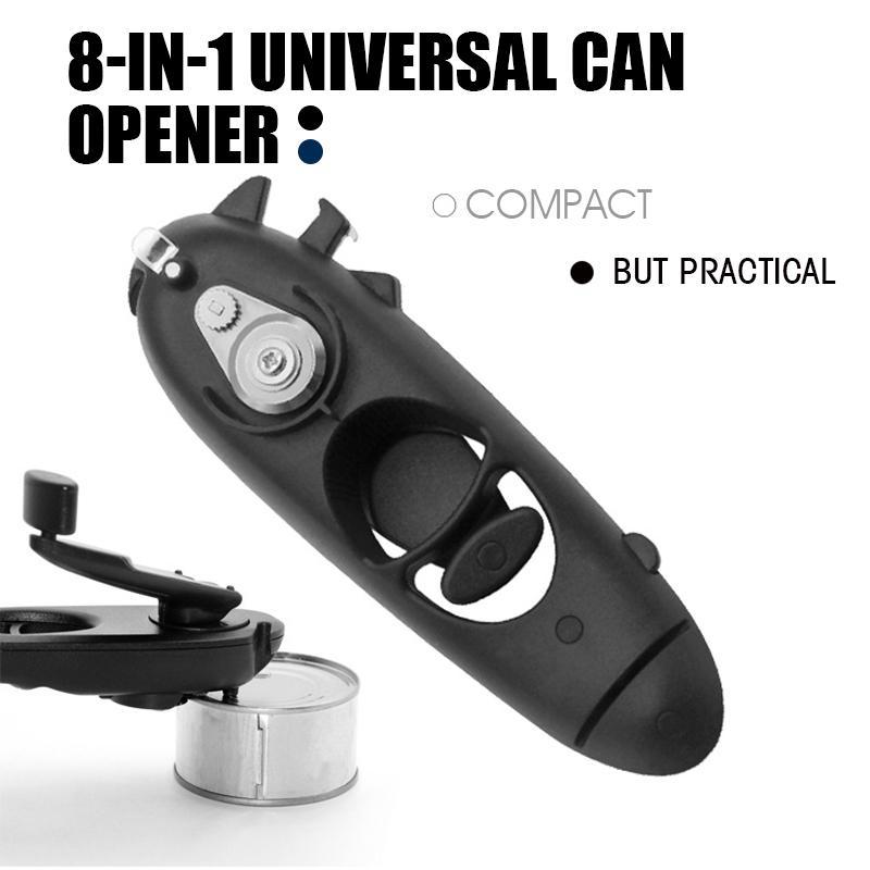 Eight-in-one Universal Can Opener