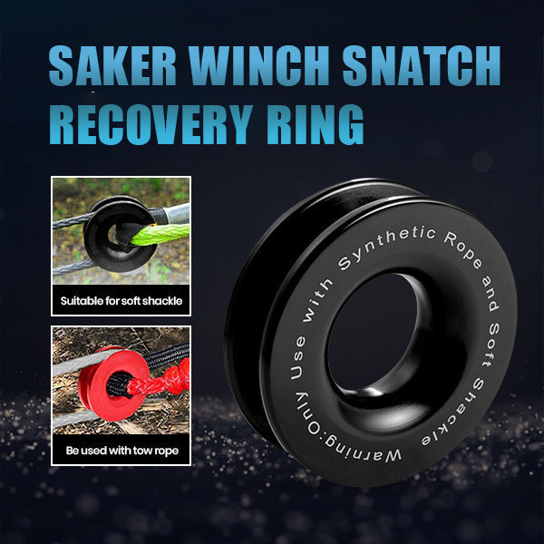 Winch Snatch Recovery Ring