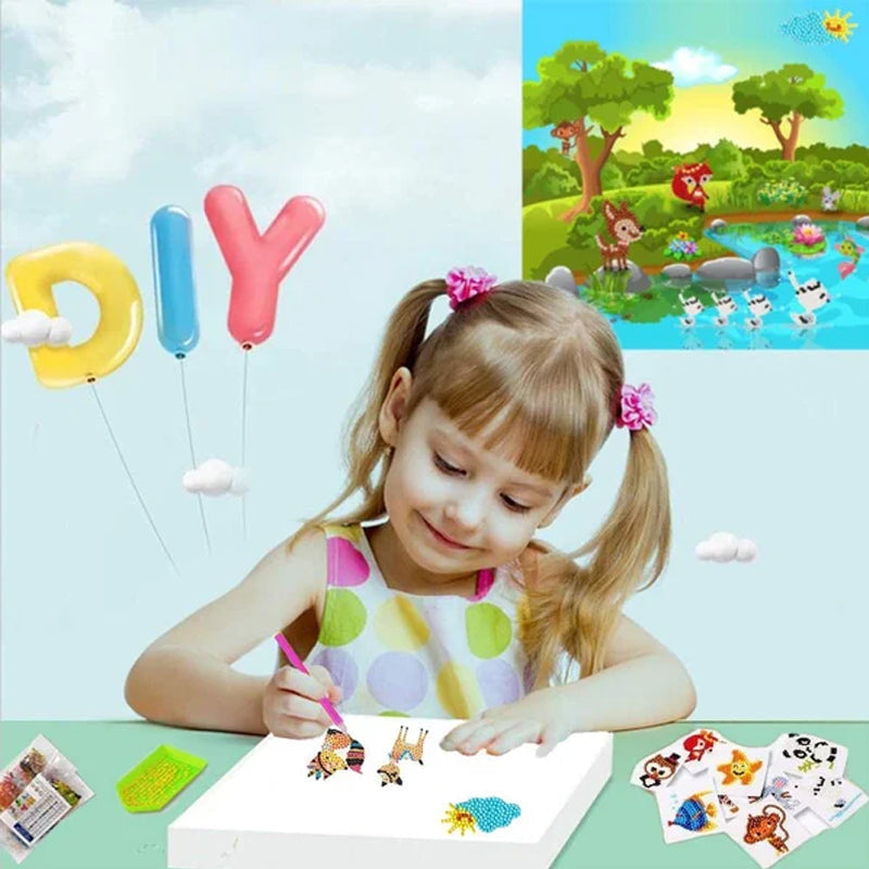 DIY Children's FreeSstick Cartoon Diamond Painting