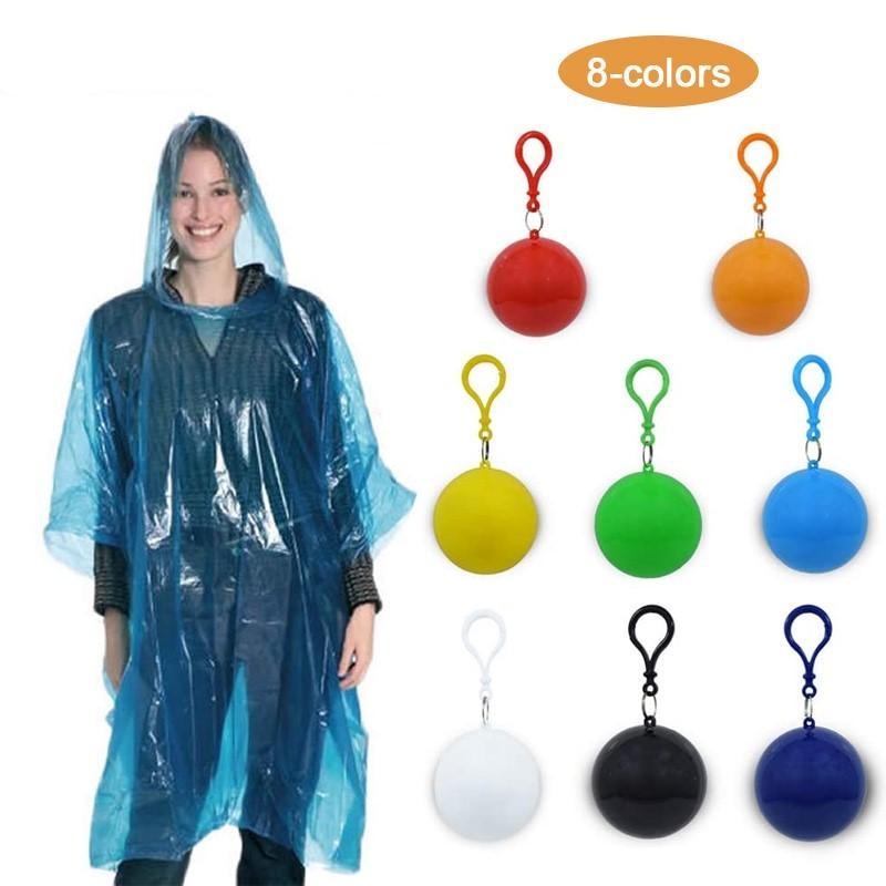 Disposable Emergency Raincoats with Portable Box