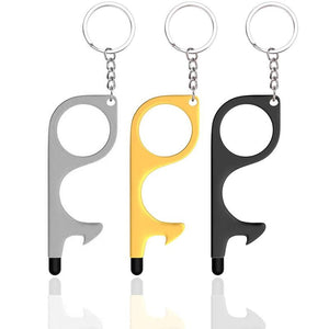 No Touch Door Opener Tools With Keychain Pendant