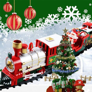 Christmas Electric Rail Car Train Toy