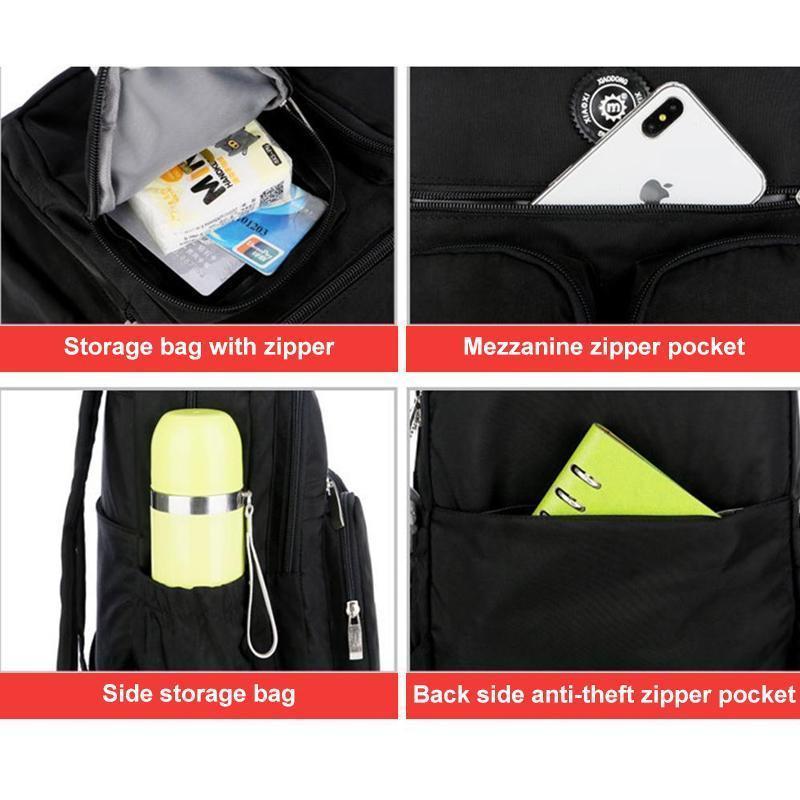 Large Capacity Multi-Pocket Waterproof Backpack