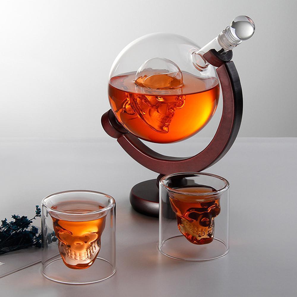 Globe Glass Wine Whiskey Decanter