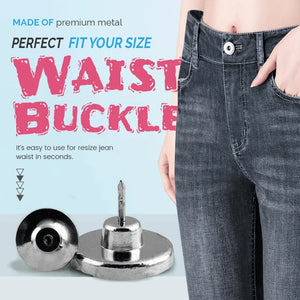 Adjustable No-Sew Jeans Button