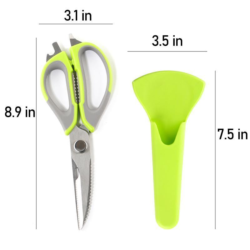 8-in-1 Multifunctional Kitchen Scissors