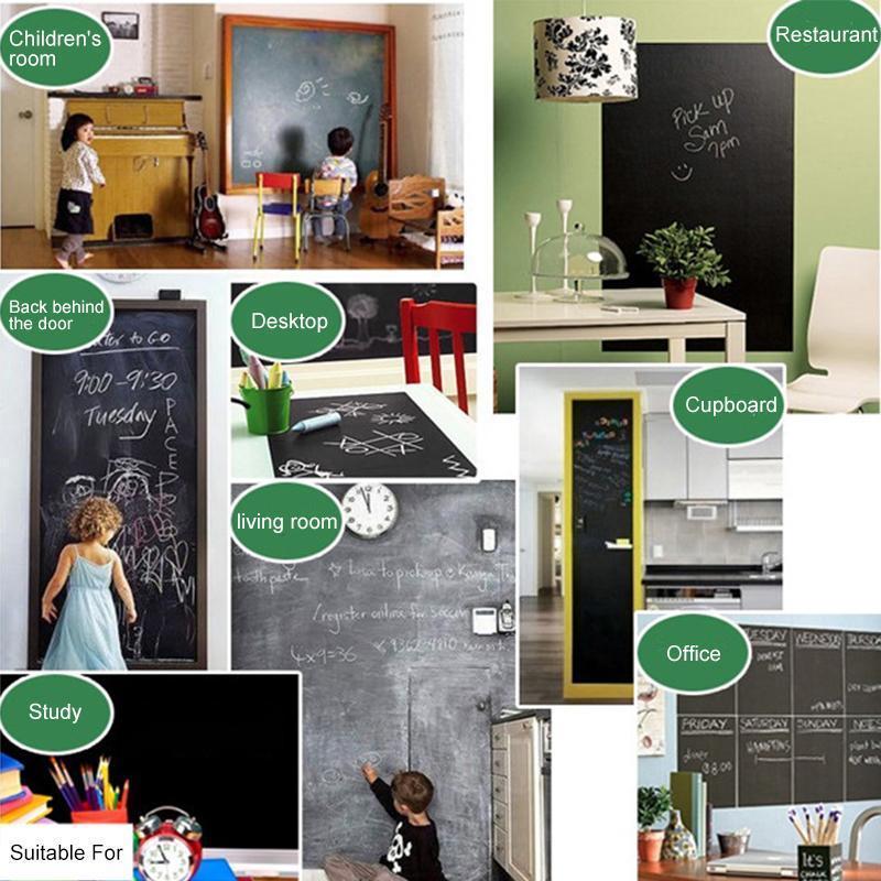 Black Chalkboard Stickers Adhesive Blackboard