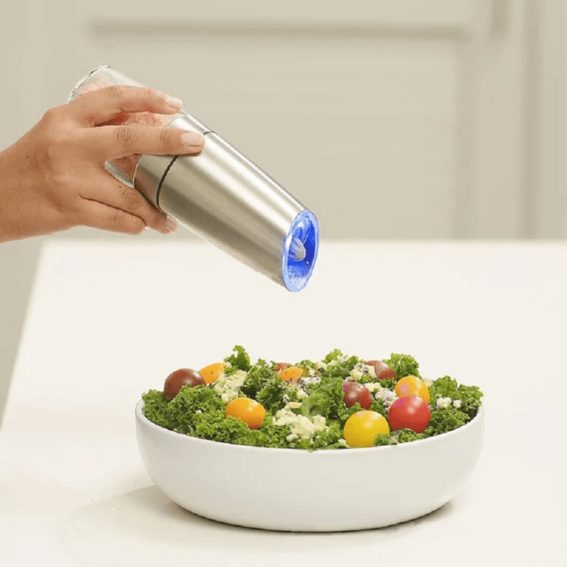 Automatic Electric Gravity Induction Salt and Pepper Grinder