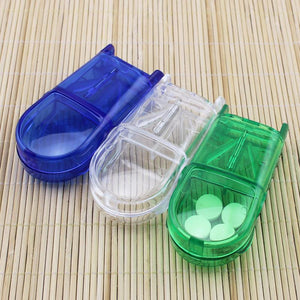 Portable Pill Cutter Pill Organizer