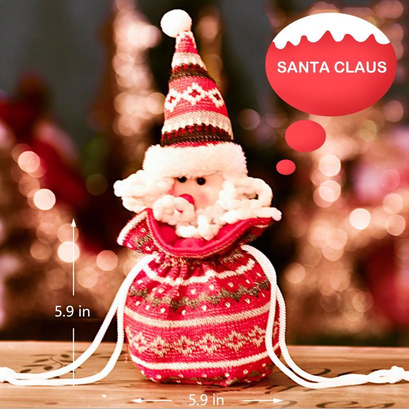 Lovely Doll Decoration Santa Gift Bags