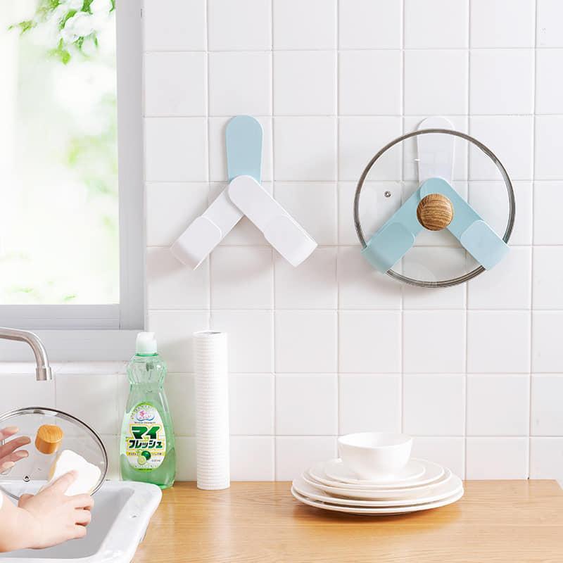 Wall-mounted Folding Lid Holder