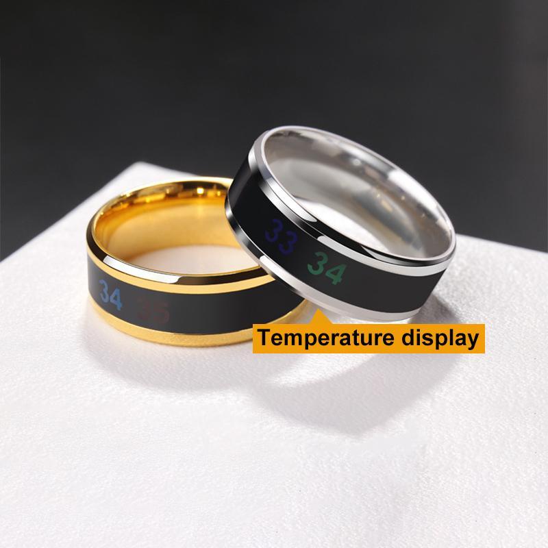 Thermochromic Stainless Steel Ring