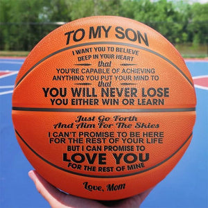 Mom to Son - You Will Never Lose - Basketball