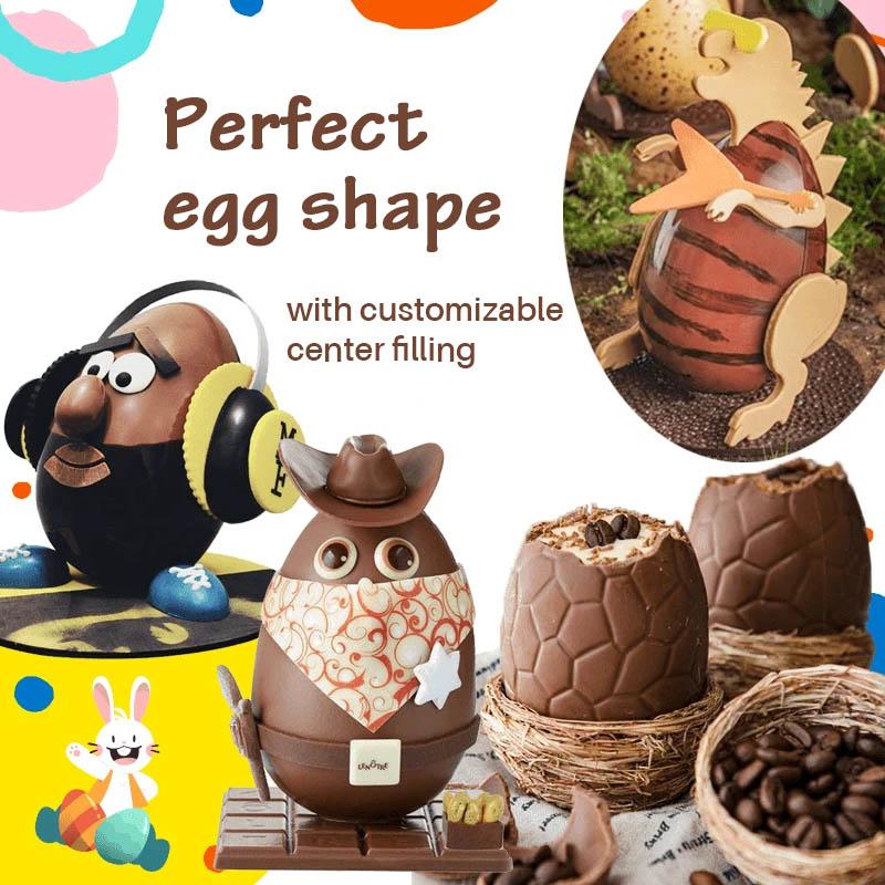 3D Chocolate Egg Mold Kit