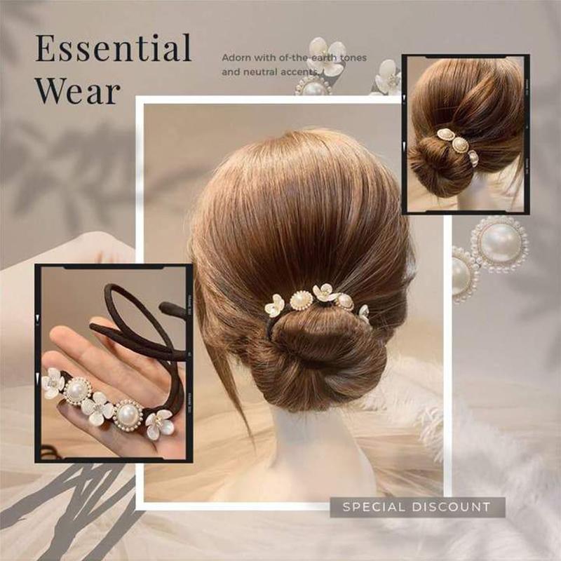 Pearl Bun Hlolder Hairpin