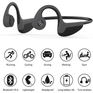 Bone Conduction Headphones - Bluetooth Wireless Headset