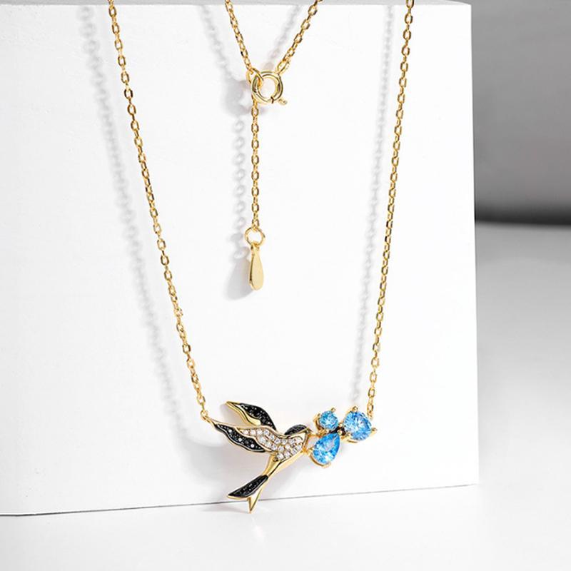 Women Fashion Swallow Necklace