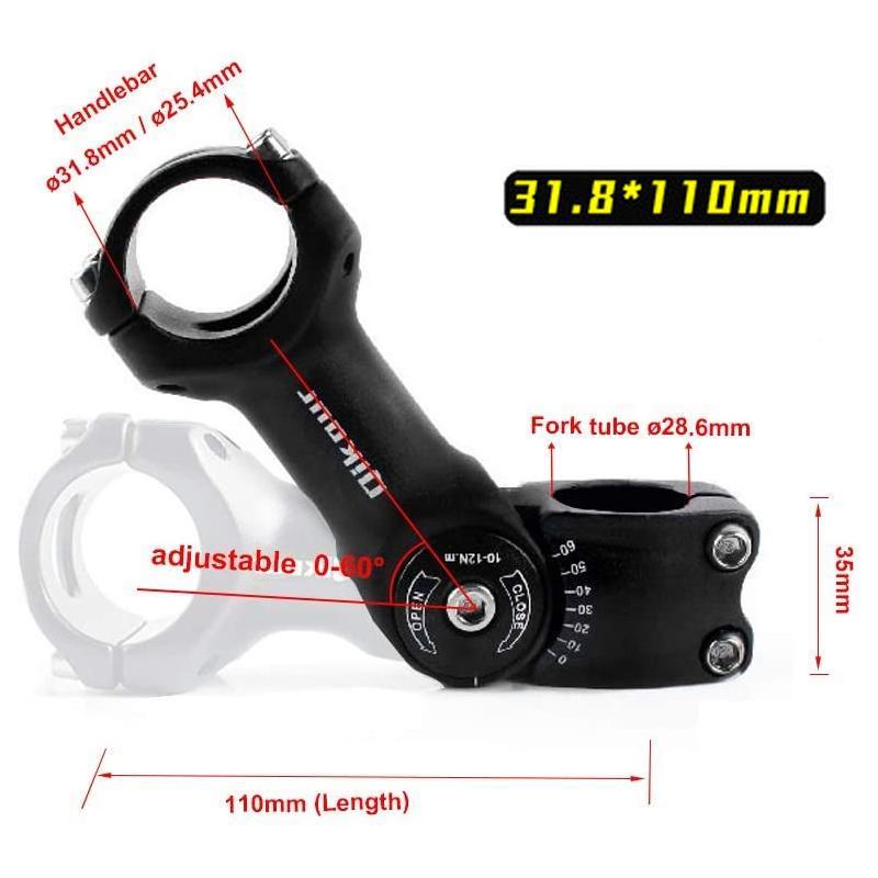 Adjustable Stem for Mountain Bike