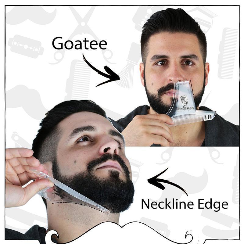 8 in 1 Comb Multi-liner Beard Shaper Template