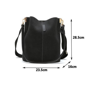 Women vintage shoulder bag with large capacity